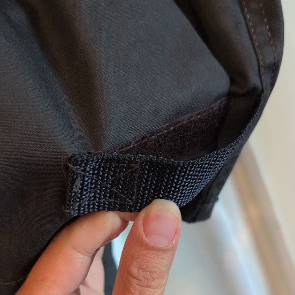 Vintage Calvin Klein Jeans Charcoal Lace-Up Rain Jacket Y2K 90's - Picture 7 of 13